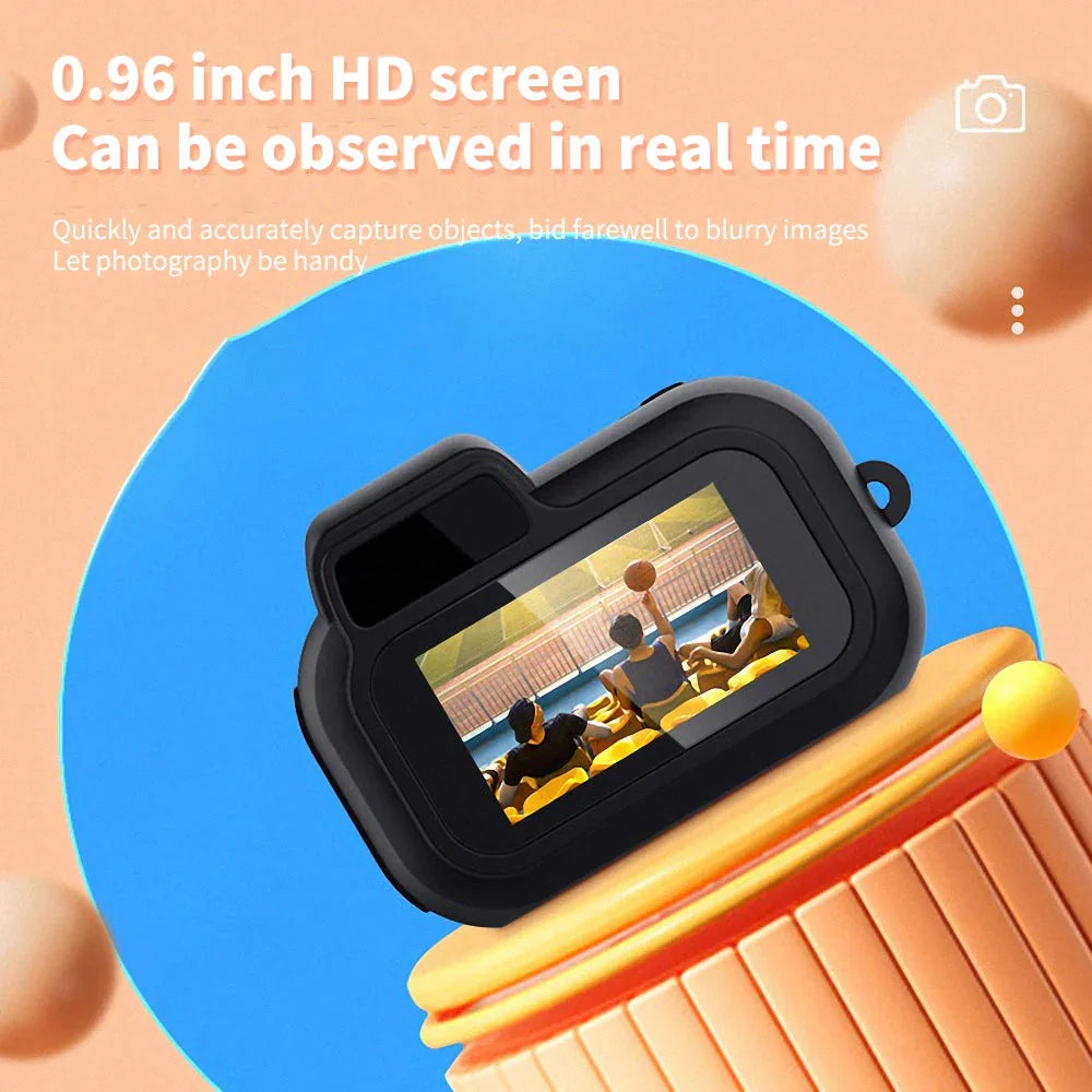 Mini Slr-Shaped 1080P Pocket DV Camera โ Portable Body Cam, Action Camera with Display Screen, Loop Recording, & Filters