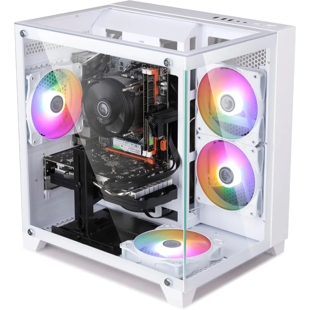 High-Performance Gaming PC - Intel Core i7, RX590 8GB, 16GB RAM, 512GB SSD, RGB Fans, WiFi 5.0