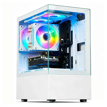 Elevate Your Skills with the High-Performance Gaming Desktop PC - AMD Ryzen 5, 16GB RAM, 512GB SSD, RX 560, WiFi 6