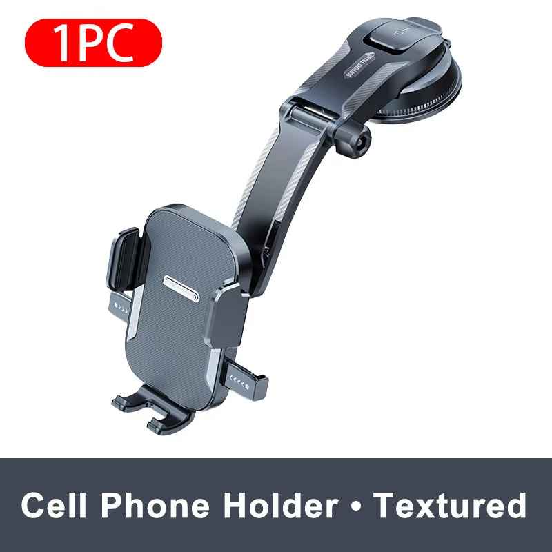 Secure Your Drive with the Universal Car Dashboard Phone Mount - The Ultimate GPS & Cellphone Holder for Windshield & Desk