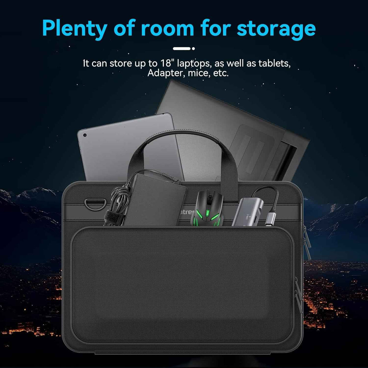 Ultimate Heavy Duty Laptop Case for 18-Inch MSI, Razer & Acer - Secure Your Tech in Style