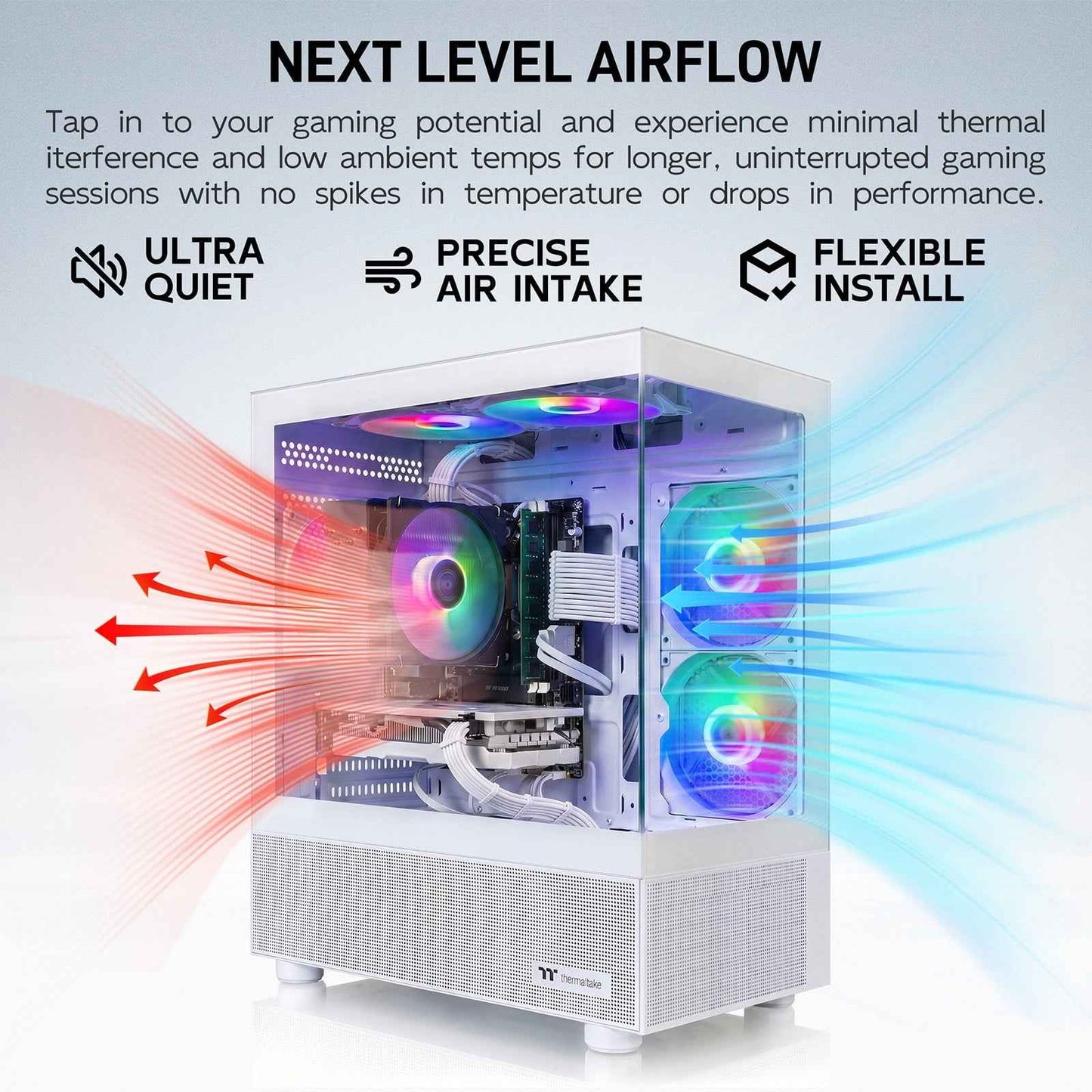 Elevate Your Gaming Experience with the Intel Core i7 High-Performance Gaming PC - 16GB RAM, 512GB SSD, and Eye-Catching RGB Fans!