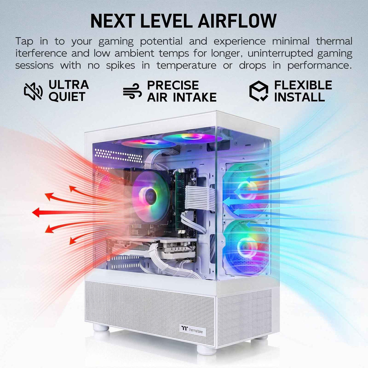 Elevate Your Gaming Experience with the Intel Core i7 High-Performance Gaming PC - 16GB RAM, 512GB SSD, and Eye-Catching RGB Fans!