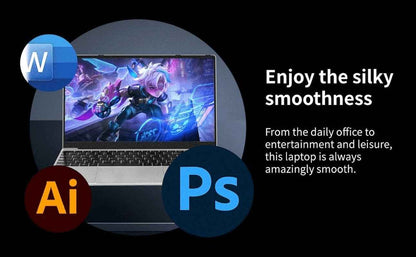 Lightweight Gaming Laptop - Powerful 15.6" 2K Display with Up to 3.4GHz Performance