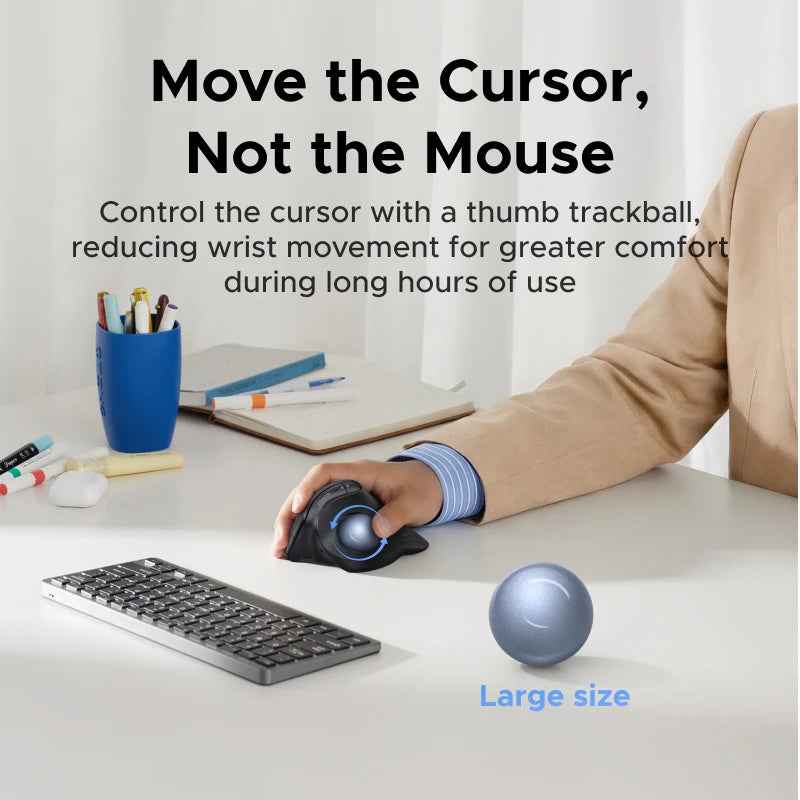Transform Your Productivity with Ergonomic Trackball Mouse