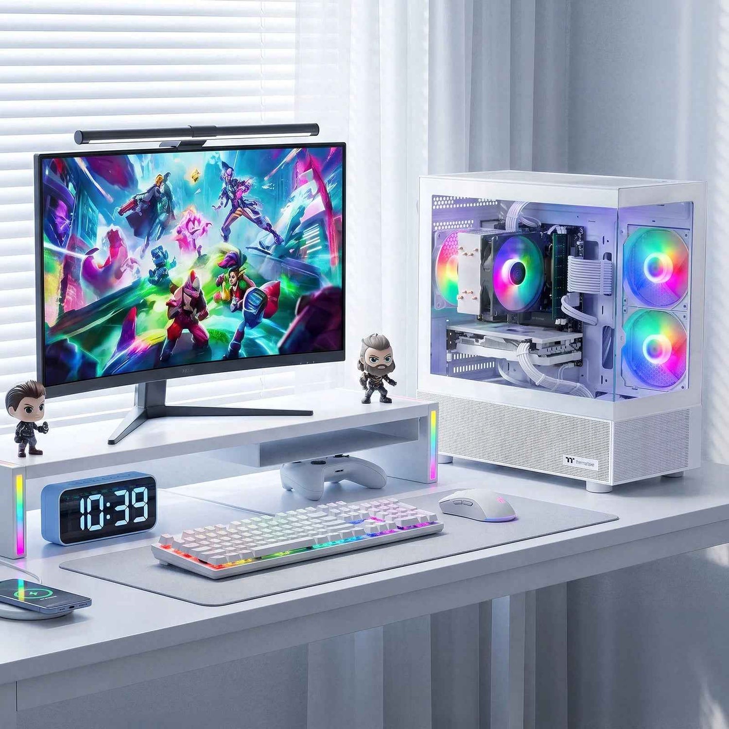 Elevate Your Gaming Experience with the Intel Core i7 High-Performance Gaming PC - 16GB RAM, 512GB SSD, and Eye-Catching RGB Fans!