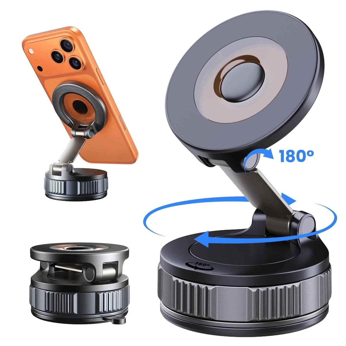 Revolutionary Mag-Safe 360° Adjustable Car Phone Holder - Perfect Fit for iPhone 17 Pro Max, 16, 15, 14, 13, 12, and Air Plus - Your Ultimate Driving Companion