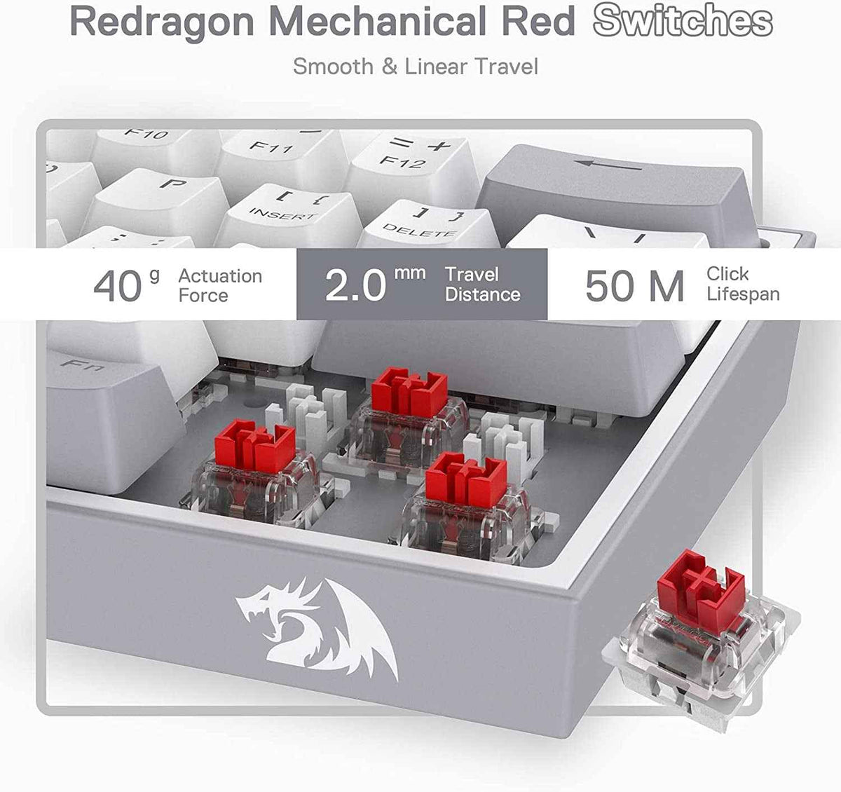 K617 Fizz 60% Compact RGB Gaming Mechanical Keyboard - Unleash Your Gaming Potential with Hot-Swappable Red Switches!