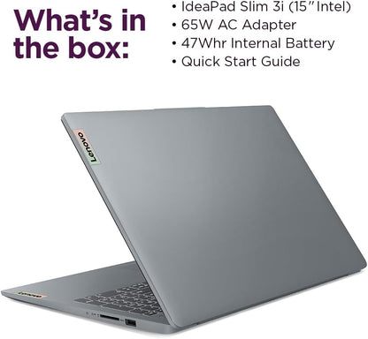 Discover the Lenovo Essential 15.6" FHD Laptop - Ultra-Sleek, High-Performance with Intel Processor & 128GB Storage for Effortless Everyday Use!