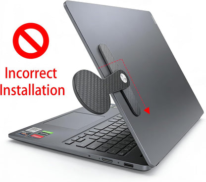 Elevate Your Workspace with the Carbon Fiber Magnetic Phone Holder - Adjustable, Foldable Laptop Stand for iPhone MagSafe and All Phones