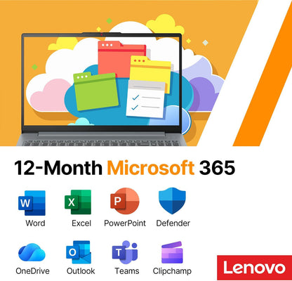 Discover the Lenovo Essential 15.6" FHD Laptop - Ultra-Sleek, High-Performance with Intel Processor & 128GB Storage for Effortless Everyday Use!