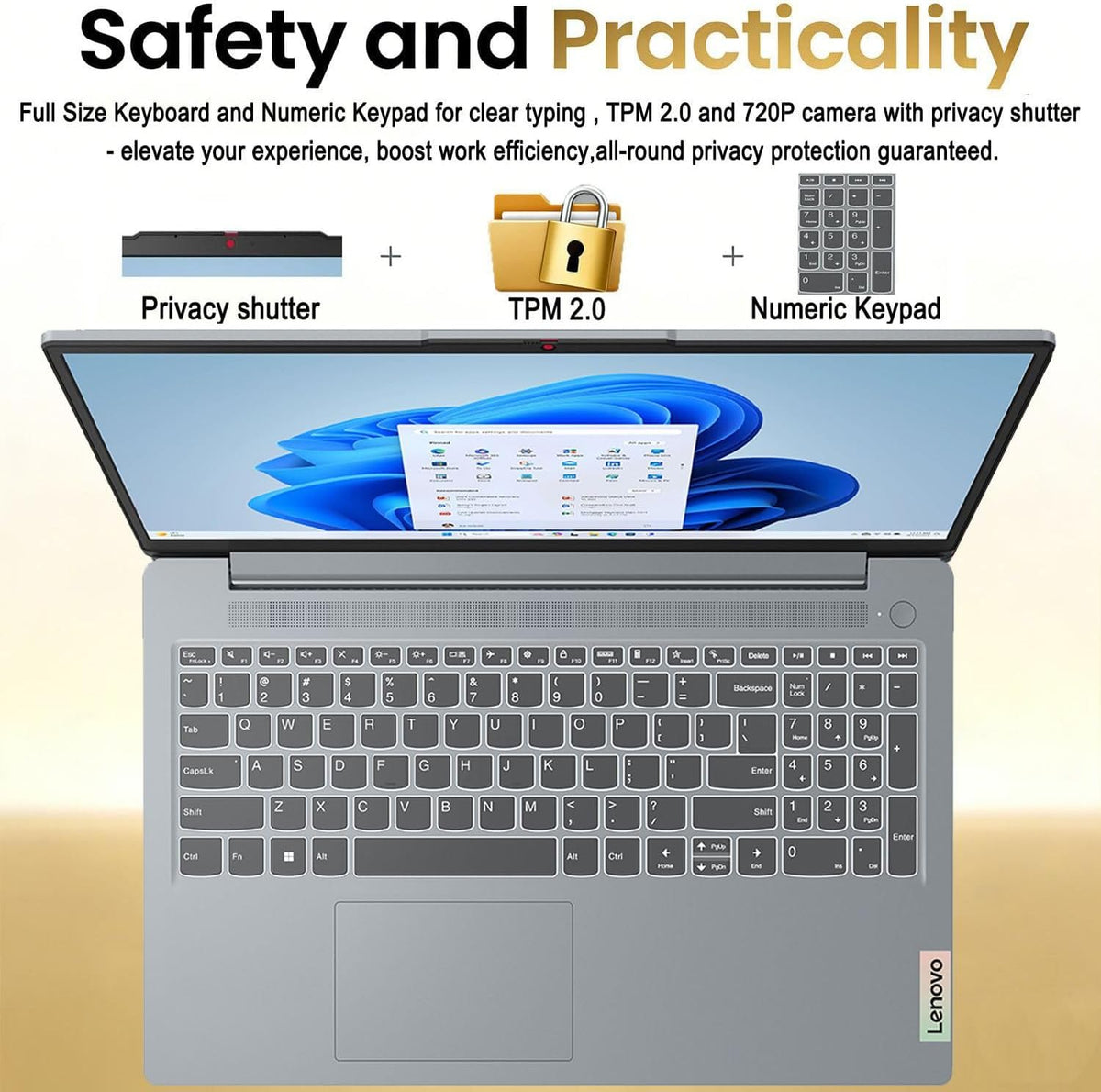 Discover the Lenovo Essential 15.6" FHD Laptop - Ultra-Sleek, High-Performance with Intel Processor & 128GB Storage for Effortless Everyday Use!