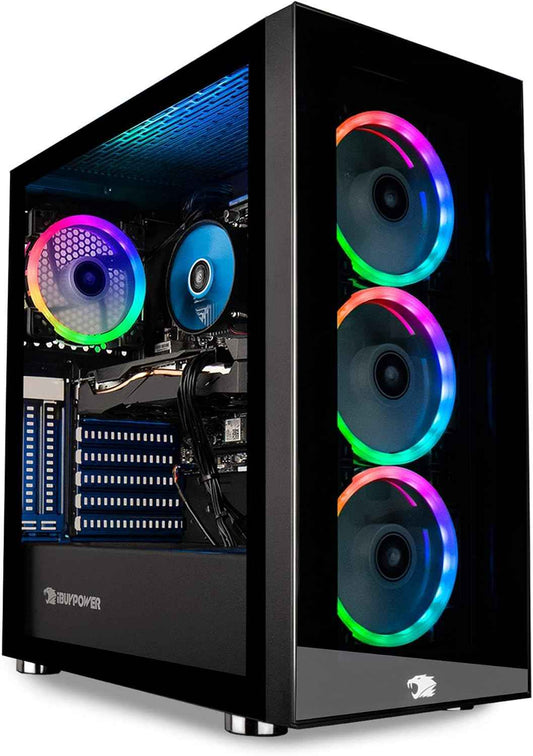Unleash Your Gaming Potential with the iBUYPOWER Pro Gaming PC Element MR 202i - Intel i7-11700F, NVIDIA GTX 1660, 16GB RAM, 240GB SSD & 1TB HDD, WiFi Ready, Windows 10 Home