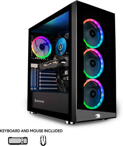 Unleash Your Gaming Potential with the iBUYPOWER Pro Gaming PC Element MR 202i - Intel i7-11700F, NVIDIA GTX 1660, 16GB RAM, 240GB SSD & 1TB HDD, WiFi Ready, Windows 10 Home