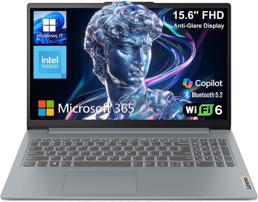 Discover the Lenovo Essential 15.6" FHD Laptop - Ultra-Sleek, High-Performance with Intel Processor & 128GB Storage for Effortless Everyday Use!
