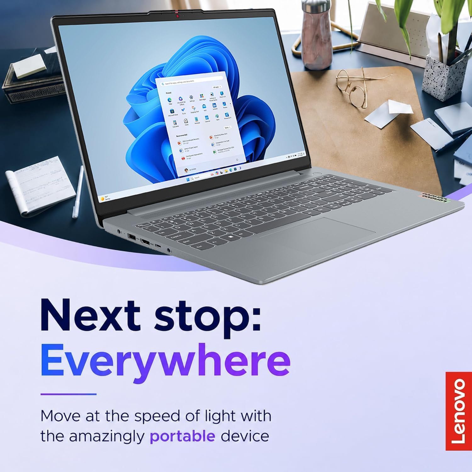Discover the Lenovo Essential 15.6" FHD Laptop - Ultra-Sleek, High-Performance with Intel Processor & 128GB Storage for Effortless Everyday Use!