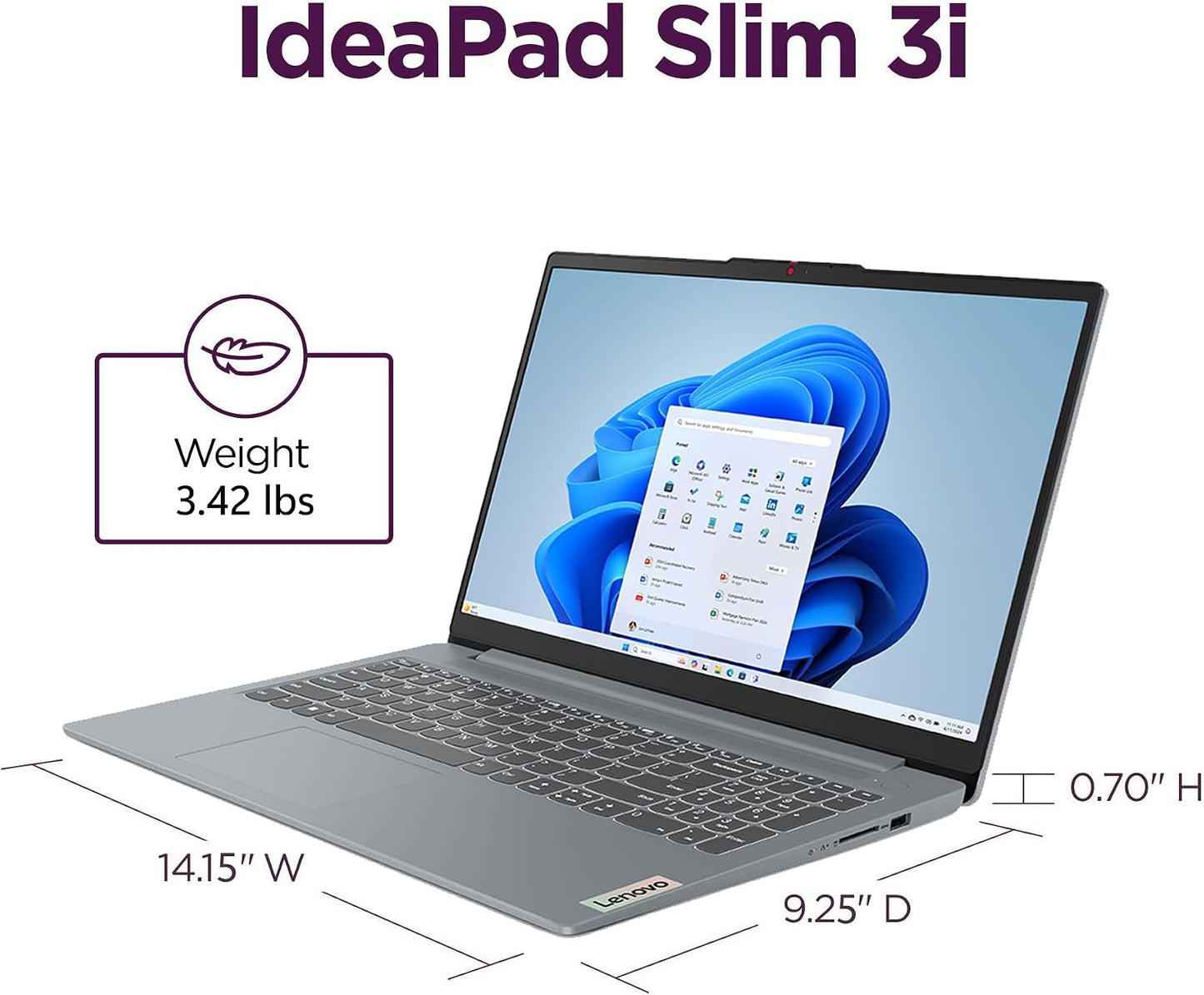 Discover the Lenovo Essential 15.6" FHD Laptop - Ultra-Sleek, High-Performance with Intel Processor & 128GB Storage for Effortless Everyday Use!