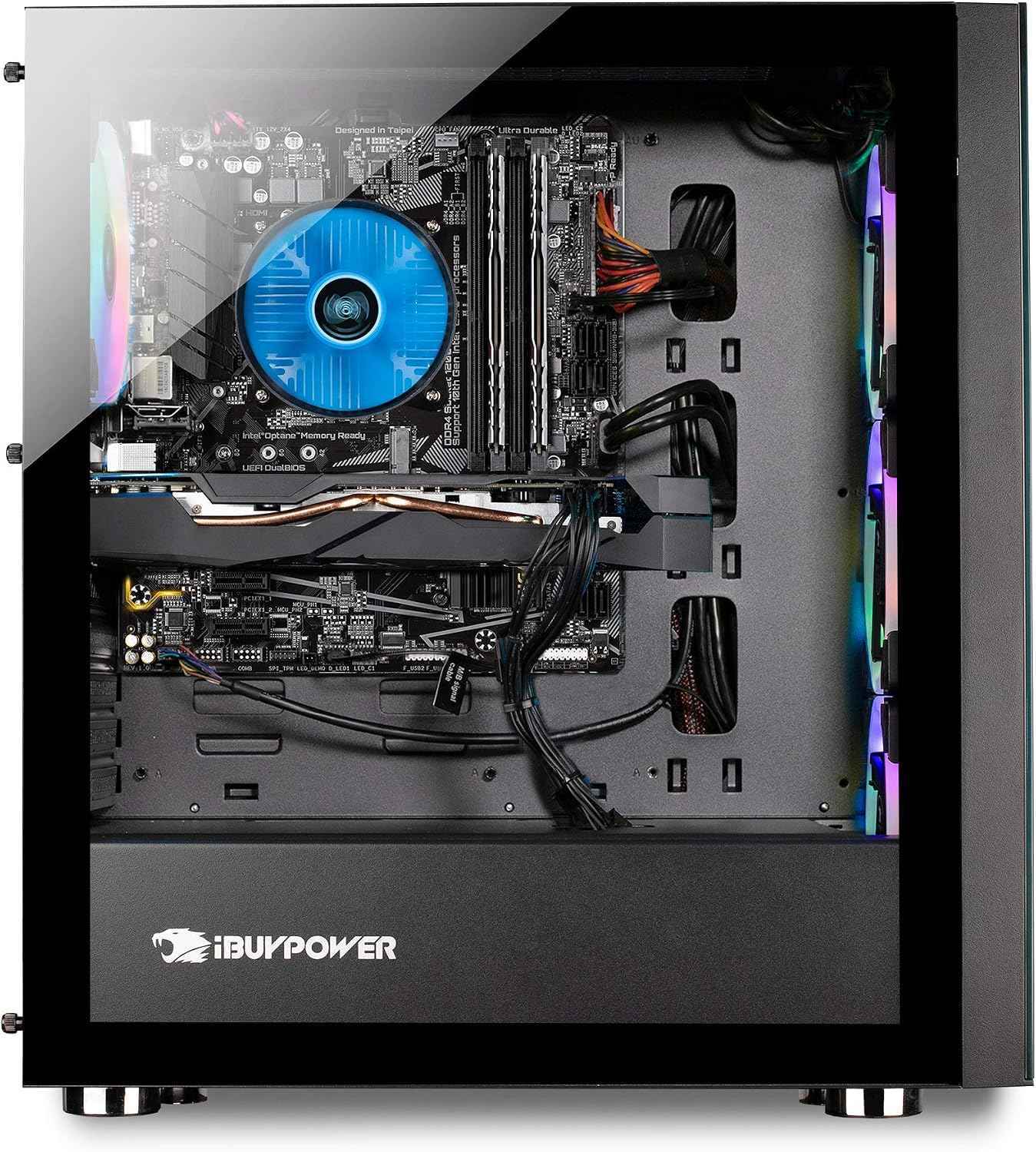 Unleash Your Gaming Potential with the iBUYPOWER Pro Gaming PC Element MR 202i - Intel i7-11700F, NVIDIA GTX 1660, 16GB RAM, 240GB SSD & 1TB HDD, WiFi Ready, Windows 10 Home