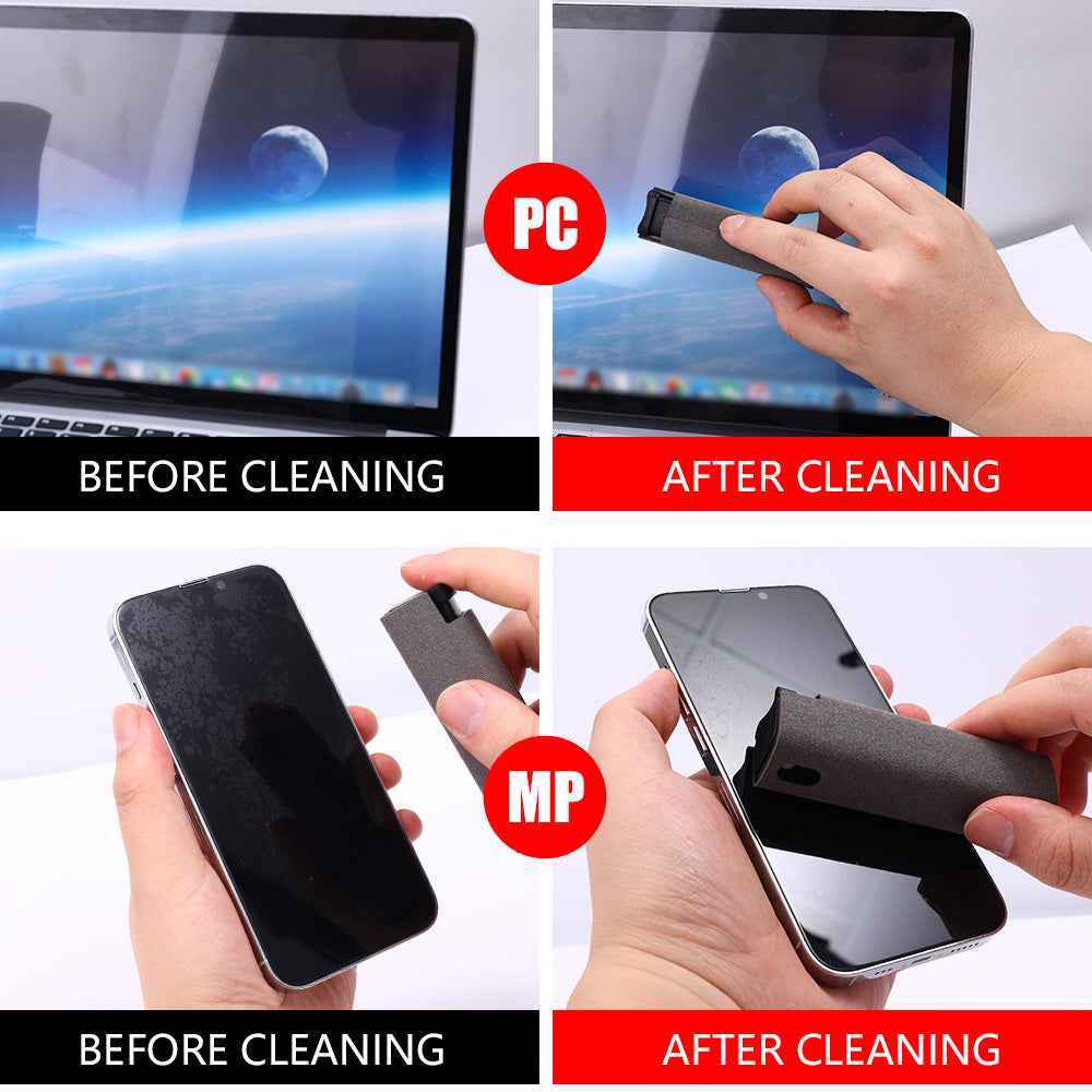 Ultimate All-in-One Mobile Screen Cleaner Set - Compact and Convenient for All Your Devices