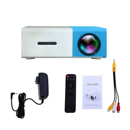 Mini Projector – 1080P Full HD Support, Portable LED Projector, 4K Video