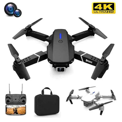 E88 Pro Foldable Quadcopter Drone - WIFI FPV, HD 4K Camera