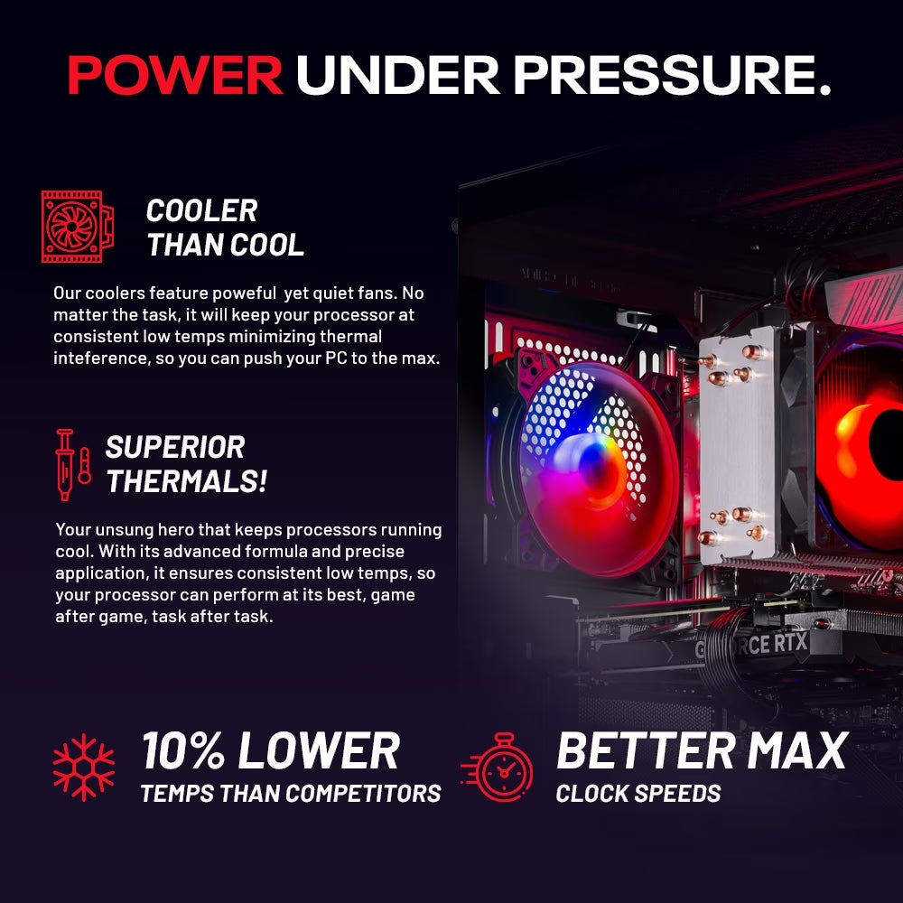 Blaze4 Mini Gaming PC, AMD Ryzen 5 5500 3.6Ghz, NVIDIA RTX 5060 Ti 8GB VRAM, 1TB Nvme SSD, 16GB DDR4 RAM 3200, 650W GOLD PSU, WI-FI 5, Windows 11, Desktop