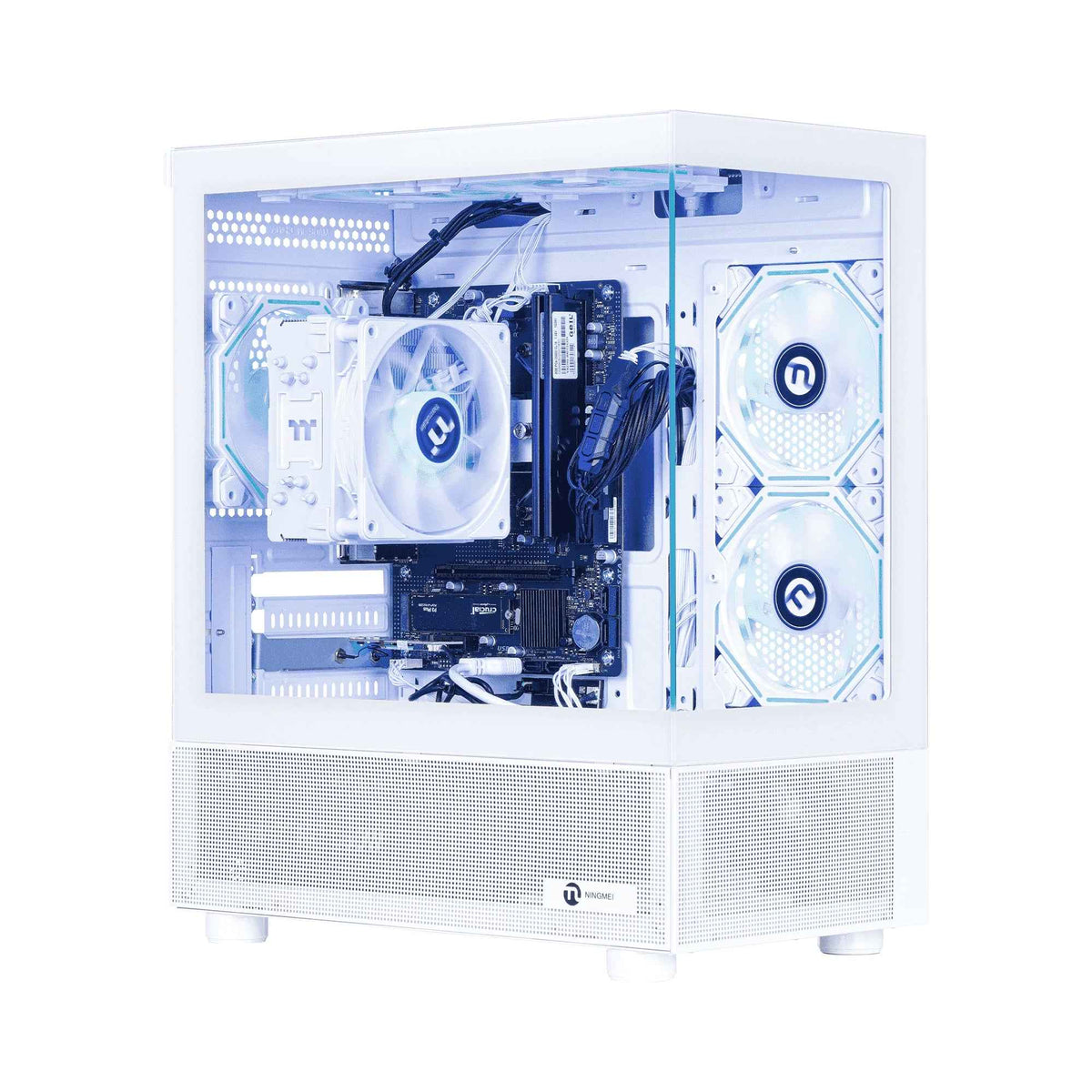 Unleash Your Gaming Potential with the Lumishore High-Performance Gaming PC - AMD Ryzen 5 5600GT, 16GB RAM, 1TB SSD, WiFi Ready!