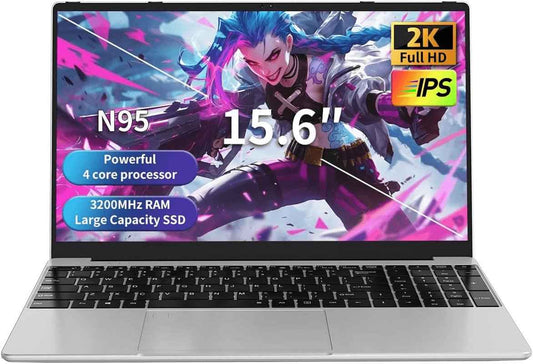 Lightweight Gaming Laptop - Powerful 15.6" 2K Display with Up to 3.4GHz Performance