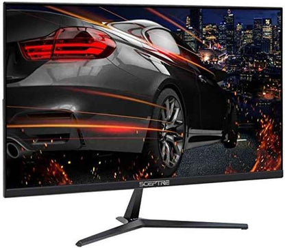 E255B-1658A 25-Inch FHD 1080P Gaming Monitor - Experience Ultra-Smooth Gameplay with 165Hz Refresh Rate, 1ms Response Time, and Built-In Speakers in Stylish Metallic Black