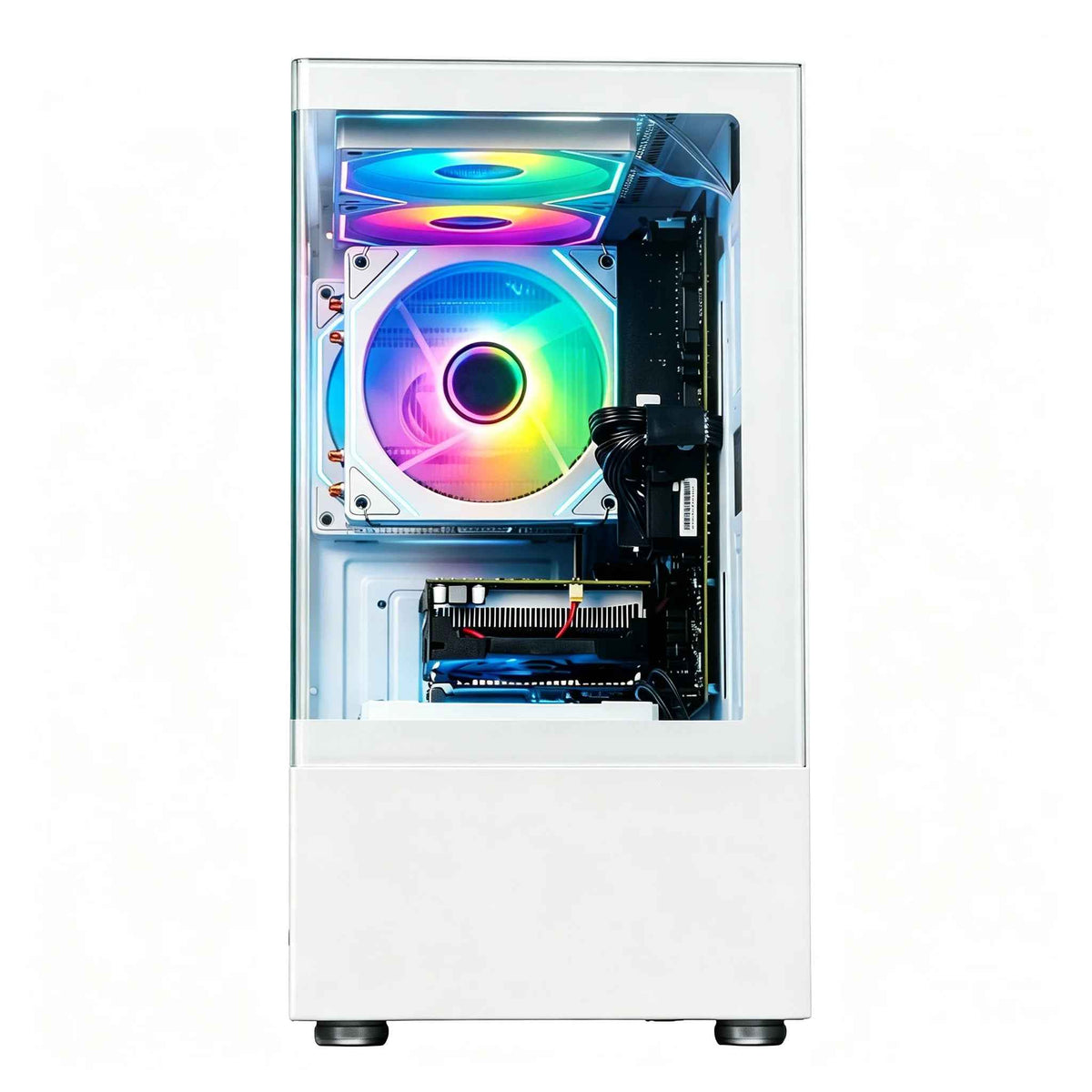 Elevate Your Skills with the High-Performance Gaming Desktop PC - AMD Ryzen 5, 16GB RAM, 512GB SSD, RX 560, WiFi 6