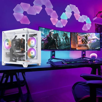 High-Performance Gaming PC - Intel Core i7, RX590 8GB, 16GB RAM, 512GB SSD, RGB Fans, WiFi 5.0