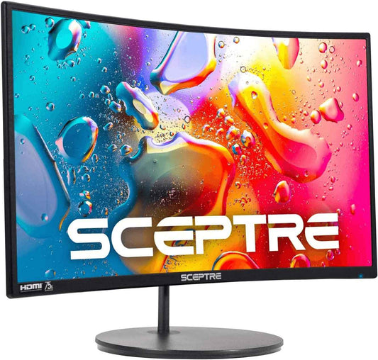 Elevate Your Gaming Experience with the 24-Inch Curved Gaming Monitor - R1500, 98% sRGB, Dual HDMI, Built-In Speakers, VESA Mountable