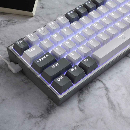 K617 Fizz 60% Compact RGB Gaming Mechanical Keyboard - Unleash Your Gaming Potential with Hot-Swappable Red Switches!