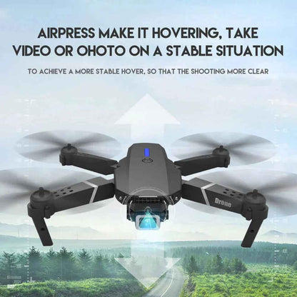 E88 Pro Foldable Quadcopter Drone - WIFI FPV, HD 4K Camera