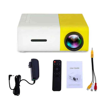 Mini Projector – 1080P Full HD Support, Portable LED Projector, 4K Video