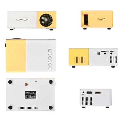 Mini Projector – 1080P Full HD Support, Portable LED Projector, 4K Video