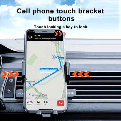 Secure Your Drive with the Universal Car Dashboard Phone Mount - The Ultimate GPS & Cellphone Holder for Windshield & Desk